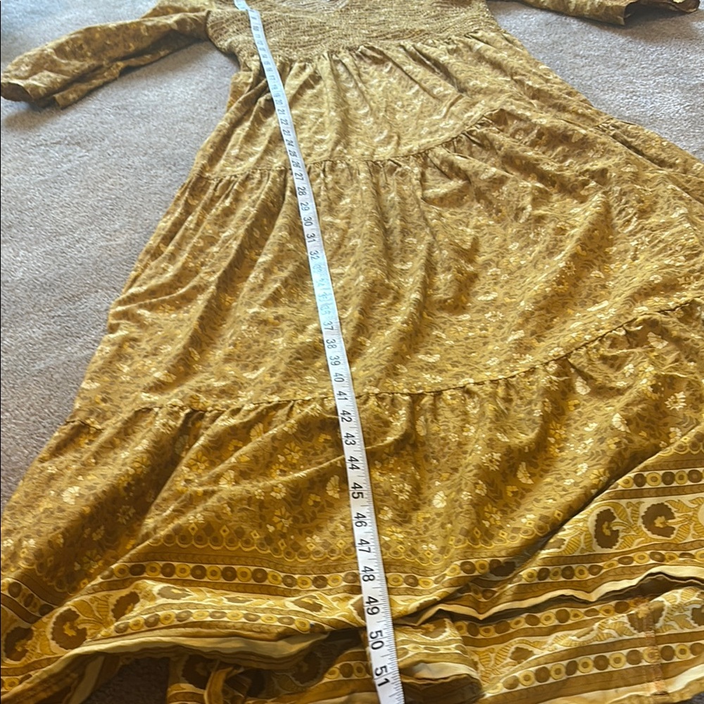 Christy Dawn the Basil  Dress in Goldenrod - Picture 7 of 7